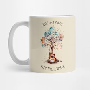 Acoustic Guitar Tree of Life |Gift for Guitar Player | Nature Guitarist | Motivational quotes Mug